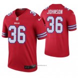 Camiseta NFL Legend Buffalo Bills Kevin Johnson Color Rush Rojo