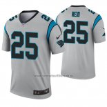 Camiseta NFL Legend Carolina Panthers 25 Eric Reid Inverted Gris