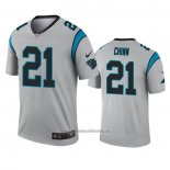 Camiseta NFL Legend Carolina Panthers Jeremy Chinn Inverted Gris