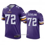 Camiseta NFL Legend Minnesota Vikings Ezra Cleveland Violeta