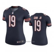 Camiseta NFL Legend Mujer Chicago Bears Ted Ginn Jr Azul Color Rush