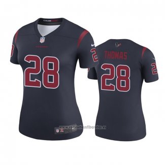 Camiseta NFL Legend Mujer Houston Texans Michael Thomas Azul Color Rush