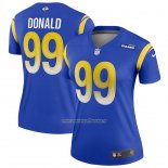 Camiseta NFL Legend Mujer Los Angeles Rams Aaron Donald Azul