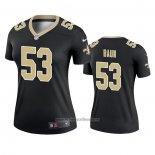 Camiseta NFL Legend Mujer New Orleans Saints Zack Baun Negro