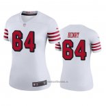 Camiseta NFL Legend Mujer San Francisco 49ers Willie Henry Blanco Color Rush