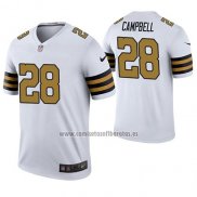 Camiseta NFL Legend New Orleans Saints Christian Campbell Blanco Color Rush