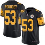 Camiseta NFL Legend Pittsburgh Steelers Pouncey Negro