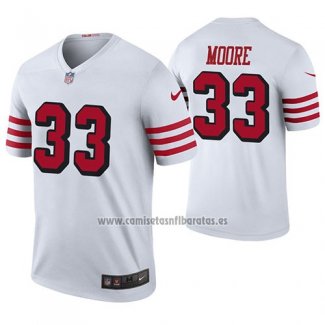Camiseta NFL Legend San Francisco 49ers Tarvarius Moore Blanco Color Rush