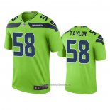 Camiseta NFL Legend Seattle Seahawks Darrell Taylor Green Color Rush