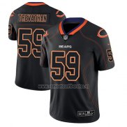 Camiseta NFL Limited Chicago Bears Danny Trevathan Negro Color Rush 2018 Lights Out