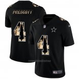 Camiseta NFL Limited Dallas Cowboys Prescott Statue of Liberty Fashion Negro