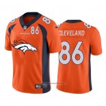 Camiseta NFL Limited Denver Broncos Cleveland Big Logo Number Naranja
