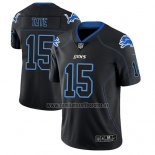 Camiseta NFL Limited Detroit Lions Golden Tate Negro Color Rush 2018 Lights Out