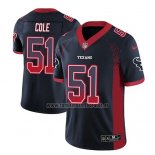 Camiseta NFL Limited Houston Texans Dylan Cole Azul 2018 Rush Drift Fashion