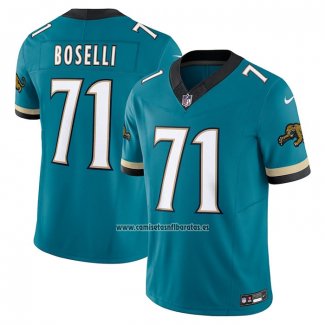 Camiseta NFL Limited Jacksonville Jaguars Tony Boselli Prowler Throwback Vapor F.U.S.E. Retired Verde