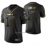 Camiseta NFL Limited Kansas City Chiefs Chris Conley Golden Edition Negro