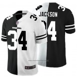 Camiseta NFL Limited Las Vegas Raiders Jackson Black White Split