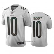 Camiseta NFL Limited Los Angeles Chargers Justin Herbert Ciudad Edition Blanco