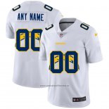 Camiseta NFL Limited Los Angeles Chargers Personalizada Logo Dual Overlap Blanco