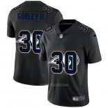 Camiseta NFL Limited Los Angeles Rams Gurley II Logo Dual Overlap Negro