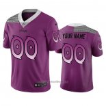 Camiseta NFL Limited Minnesota Vikings Personalizada Ciudad Edition Violeta