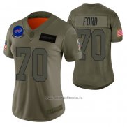 Camiseta NFL Limited Mujer Buffalo Bills Cody Ford 2019 Salute To Service Verde