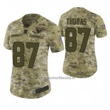 Camiseta NFL Limited Mujer Houston Texans Demaryius Thomas Camuflaje 2018 Salute To Service