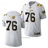 Camiseta NFL Limited New England Patriots Isaiah Wynn Golden Edition 2020 Blanco