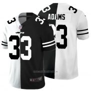 Camiseta NFL Limited New York Jets Adams White Black Split