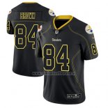 Camiseta NFL Limited Pittsburgh Steelers Antonio Brown Negro Color Rush 2018 Lights Out