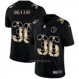 Camiseta NFL Limited Pittsburgh Steelers Bettis Statue of Liberty Fashion Negro