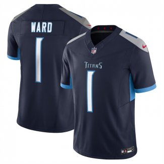 Camiseta NFL Limited Tennessee Titans Cameron Ward Alterno Azul