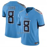Camiseta NFL Limited Tennessee Titans Will Levis Vapor F.U.S.E. Alterno Azul
