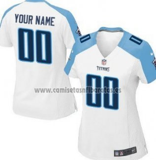 Camiseta NFL Mujer Tennessee Titans Personalizada Blanco