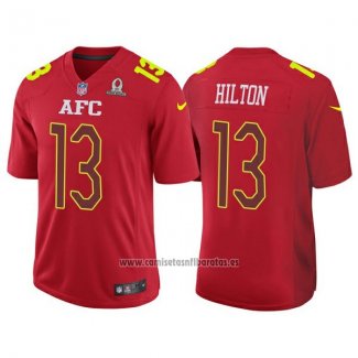 Camiseta NFL Pro Bowl AFC Hilton 2017 Rojo