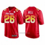 Camiseta NFL Pro Bowl Pittsburgh Steelers 26 Le'veon Bell AFC 2018 Rojo