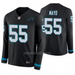 Camiseta NFL Therma Manga Larga Carolina Panthers David Mayo Negro