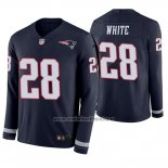 Camiseta NFL Therma Manga Larga New England Patriots James Blanco Azul