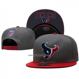 Gorra Houston Texans Rojo Gris