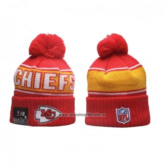 Gorro Beanie Kansas City Chiefs Sideline Rojo Amarillo