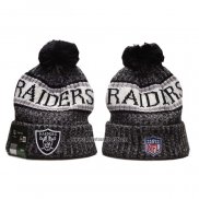 Gorro Beanie Las Vegas Raiders New Era Sideline Negro Gris