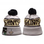 Gorro Beanie New Orleans Saints Negro Gris Amarillo