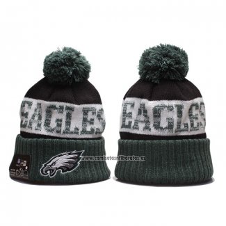 Gorro Beanie Philadelphia Eagles Verde Negro