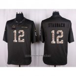 Camiseta NFL Anthracite Dallas Cowboys Staubach 2016 Salute To Service