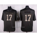 Camiseta NFL Anthracite San Diego Chargers Rivers 2016 Salute To Service