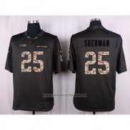 Camiseta NFL Anthracite Seattle Seahawks Sherman 2016 Salute To Service