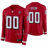 Camiseta NFL Atlanta Falcons Personalizada Rojo Therma Manga Larga
