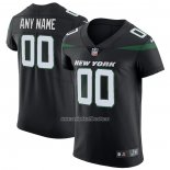 Camiseta NFL Elite New York Jets Personalizada Vapor Untouchable Negro