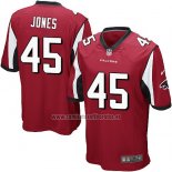 Camiseta NFL Game Atlanta Falcons Jones Rojo