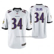 Camiseta NFL Game Baltimore Ravens Alex Collins Blanco